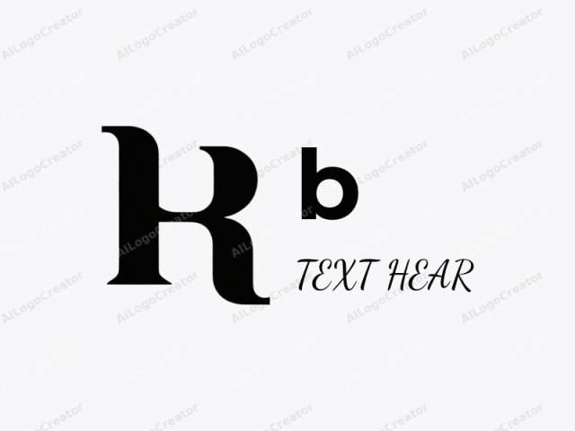 This logo is a minimalist black letter "R" against a stark white background. The letter "R" is designed with a sleek, modern font, characterized by its bold, clean lines and smooth curves. The uppercase "R" features a distinctive