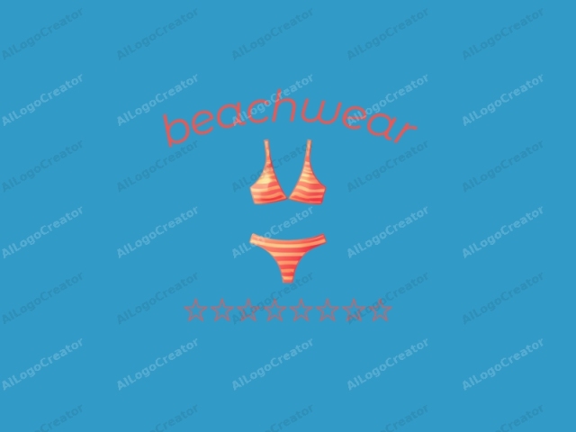 Dies ist ein sauberes, minimalistisches Vektor-Logo-Bild eines Bikini-Sets, das in einem flachen, modernen Stil gestaltet ist. Der Bikini besteht aus einem Oberteil und einem Unterteil. Das Oberteil ist ein Dreiecksdesign mit abgerundeten Kanten und zwei dünnen Trägern, die jeweils enden in