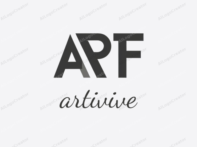 Esta imagen es un logotipo digital y minimalista que presenta las iniciales "ARTF." El logotipo está diseñado en un estilo moderno y limpio, con un enfoque en la simplicidad y la legibilidad. Las letras "A," "R," y "F" están escritas en negrita