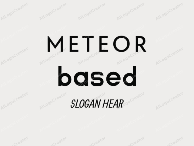 這是一個簡單、極簡的標誌，用於單詞"METEOR"，採用乾淨的無襯線字體。文本全部以大寫字母書寫，字母間距均勻，沒有額外的裝飾元素。單詞"MET"