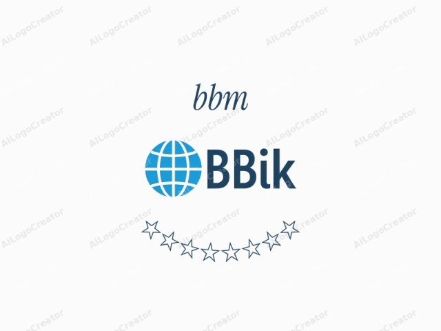 Este es el logo de BBB, una entidad comercial probablemente relacionada con el comercio internacional o operaciones globales. El diseño presenta un globo simplificado con un tono azul claro, que representa la interconexión y el alcance global de la empresa. El globo se representa como una serie