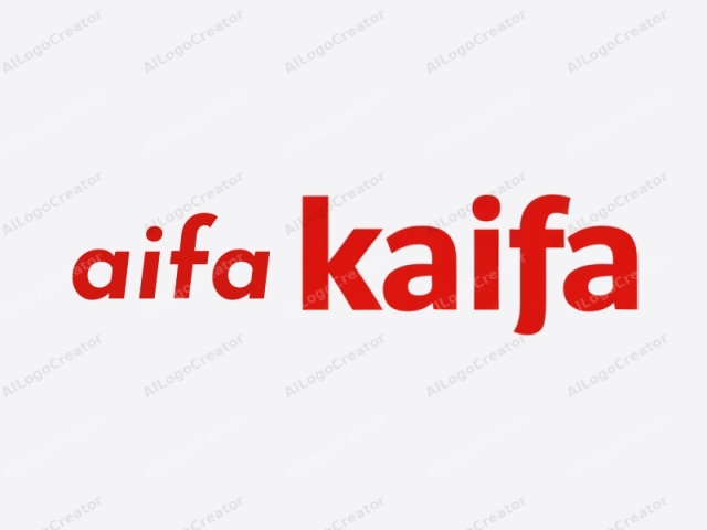 นี่คือโลโก้กราฟิกดิจิทัลที่แสดงคำว่า "kafa" อย่างโดดเด่นด้วยตัวอักษรแบบหนาและไม่มีเชิง (sans-serif) ข้อความอยู่ตรงกลางบนพื้นหลังสีขาว ซึ่งสร้างความคมชัดที่ช่วยเพิ่มความอ่านง่ายของชื่อแบรนด์ ตัวอักษร "k"