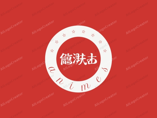 This is a digital logo image featuring bold, white Chinese characters against a solid, bright red background. The characters are large, with a modern, sans-serif font style, giving them a clean and straightforward appearance. The red background is uniformly filled,