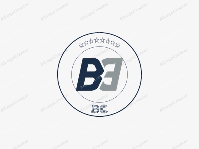 which is an abstract, modern logo. The logo is composed of a stylized letter "B" and a stylized letter "E" interlocked together to form a unique and visually striking design. The letters "B" and "E"