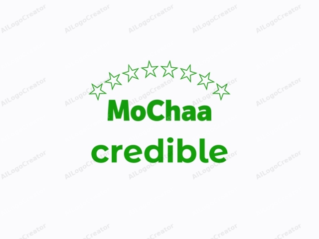 This image is a logo for the brand "Mocha." The logo features a large, bold, sans-serif font in a vivid green color. The text is centrally aligned on a plain white background, giving it a clean and minimalistic look.