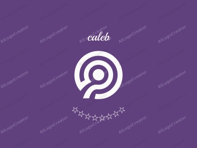 This digital logo is a minimalist design consisting of a circular graphic with two concentric white rings and a central circular element. The central circle is slightly larger than the inner ring and smaller than the outer ring, giving it a prominent, focal position.