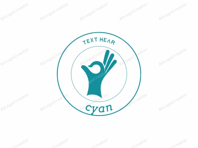 This logo image is a minimalist, digital, flat design of a stylized hand in a thumbs-up gesture, often used to signify approval or positive feedback. The hand is depicted in a solid teal color against a stark white background, emphasizing its simplicity