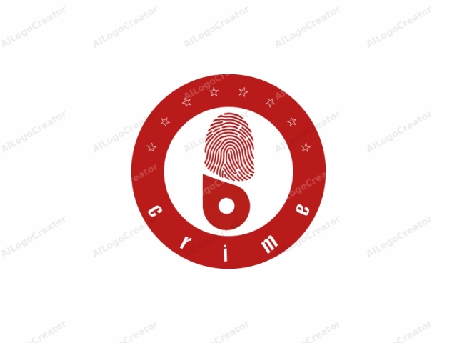 This image is a digital logo composed of two distinct elements: a fingerprint and a stylized letter "b." The fingerprint, depicted in a bold, clean style with smooth, curved lines, is positioned towards the left of the logo. It occupies