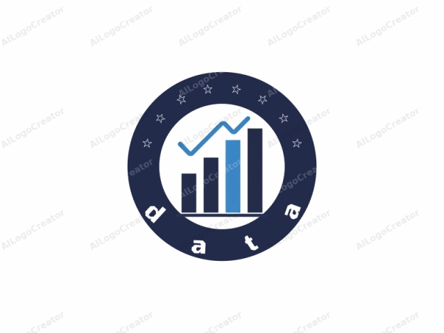 This is a simple, digital icon or logo featuring three vertical bars of different colors and heights set against a white background. The three bars are aligned in a column on the left side of the image. The tallest bar, positioned in the center,