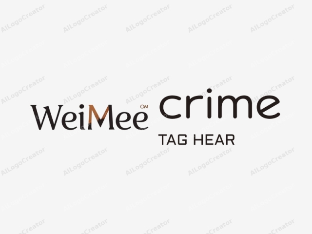 This is a logo for the brand "Wemie Meo," featuring a minimalist, modern design. The background is a clean, unadorned white space, providing a neutral and professional appearance. The text "Wemie Meo" is