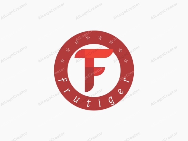 La imagen es un logotipo minimalista con un diseño moderno y geométrico, que representa la primera letra de la palabra "futuro" en forma estilizada. El logotipo consiste en una "F" mayúscula y audaz formada por segmentos rojos superpuestos. La letra está diseñada