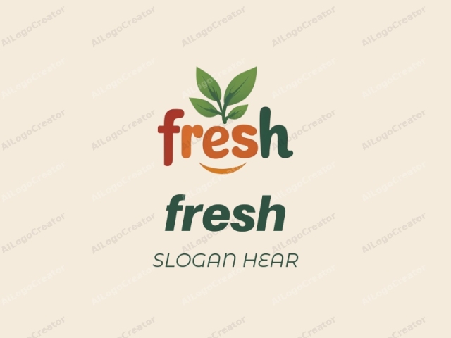 This logo image, designed in a modern, simplistic style, features the word "fresh" in bold, stylized typography. The letter "f" is the largest and takes center stage, with a playful, rounded shape. It is colored in