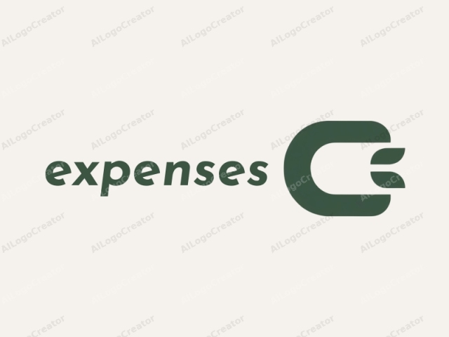 This is a minimalist logo image with a smooth, modern aesthetic. It features a monochromatic design with a dark green, curved line forming the letter "C" on the left, and the letter "G" on the right. Both letters