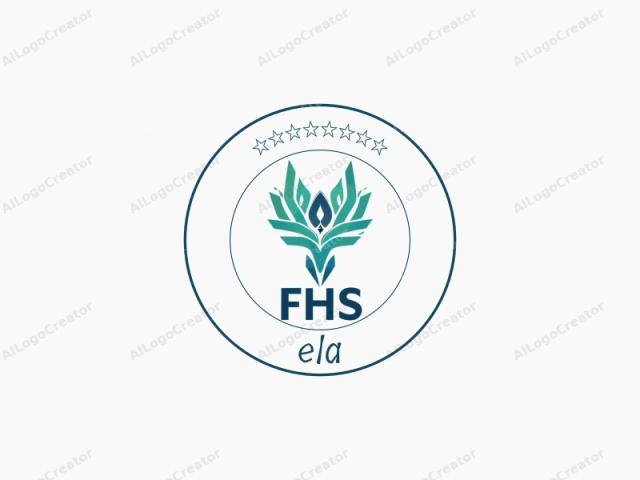 This is a digital, abstract logo of the organization "FS," prominently displayed against a plain white background. The logo features a stylized, minimalistic design, incorporating a blend of clean lines and geometric shapes. The main elements are in shades of