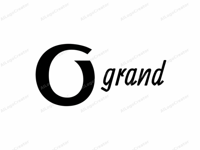 The logo is a simple, modern, and minimalist design featuring a capital letter "O". The letter is rendered in a clean, sans-serif style, with bold lines and a consistent thickness throughout. The "O" is presented in a pure black