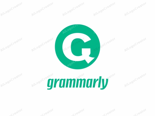 Esta imagen es un gráfico digital que presenta un logotipo audaz y estilizado. El logotipo consiste en una letra mayúscula "G" grande en una tipografía sans-serif, posicionada centralmente dentro de un diseño circular. La letra "G" está representada en un