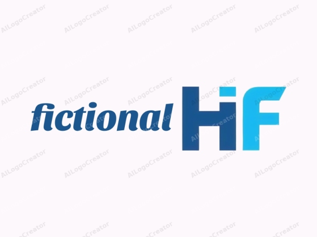 ภาพนี้เป็นโลโก้ดิจิทัลที่ประกอบด้วยข้อความ "HI F." เท่านั้น ตัวอักษรแสดงเด่นชัดด้วยฟอนต์ sans-serif ตัวหนา ตัวอักษรแรก "H" เขียนด้วยสีน้ำเงินเข้มและเข้มข้น ในขณะที่ตัวอักษรที่สอง