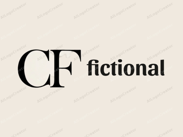 นี่คือดีไซน์โลโก้สมัยใหม่แบบมินิมอลที่เน้นตัวอักษรย่อ "CF" ด้วยฟอนต์ sans-serif ตัวหนา ตัวอักษรเขียนเป็นตัวพิมพ์ใหญ่ โดยตัว "F" ดูสูงและโดดเด่นกว่าตัว "C" สร้างลำดับชั้นทางสายตาในดีไซน์