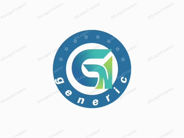 Este es un diseño de logotipo digital que presenta una forma estilizada y abstracta. El logotipo se representa en un estilo elegante, moderno y minimalista, con líneas suaves y degradados. El elemento central es una 'g' minúscula con un trazo fluido y curvado