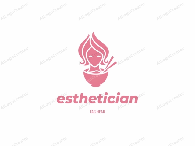 Darstellung einer abstrakten, stilisierten Figur einer Frau mit einem einfachen, monochromen Design. Das Logo zeigt eine minimalistische Illustration einer Frau im Profil, mit dem Kopf leicht nach rechts geneigt. Ihr Gesicht ist durch geschlossene Augen gekennzeichnet, was