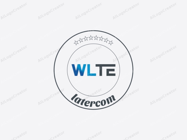 The image is a minimalist digital graphic featuring a stylized logo with the initials "WLTE". The letters are prominently displayed in uppercase, with "W" on the left, "L" in the middle, and "TE" on the right