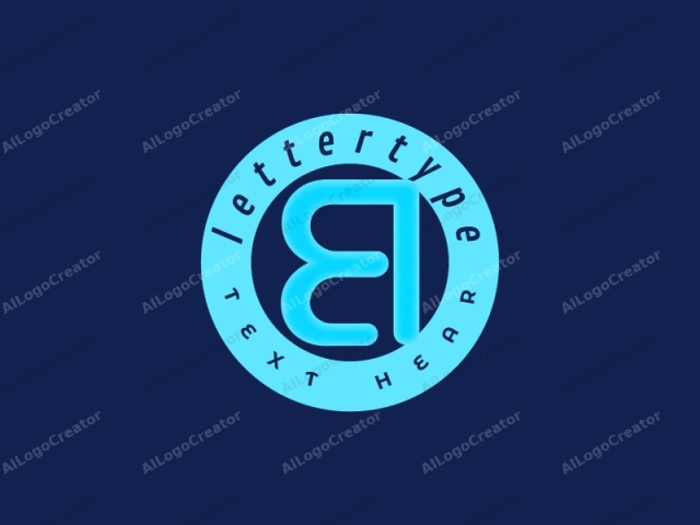 The image is a digital, abstract logo featuring a bold, sans-serif letter "B" in a vibrant, electric blue color. The "B" is rendered in a smooth, rounded, and three-dimensional style, giving it a sense of depth