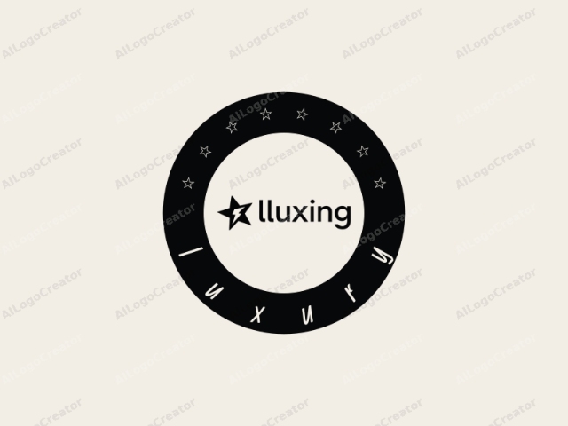 This is a minimalist, digital logo for a company named "luxuxing." The logo consists of a black, stylized lightning bolt on the left side of the page, followed by the company name in lowercase, sans-serif font. The lightning