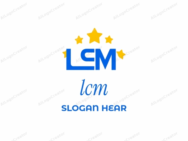 Dieses Logo zeichnet sich durch ein minimalistisches Design mit klaren Linien und einem modernen Ästhetik aus. Es besteht aus einem stilisierten Logo, das im Bild zentriert ist. Das Logo besteht aus den Buchstaben "LM" in fettem blauen Großbuchstaben. Der Buchstabe "L" ist groß und schlank,