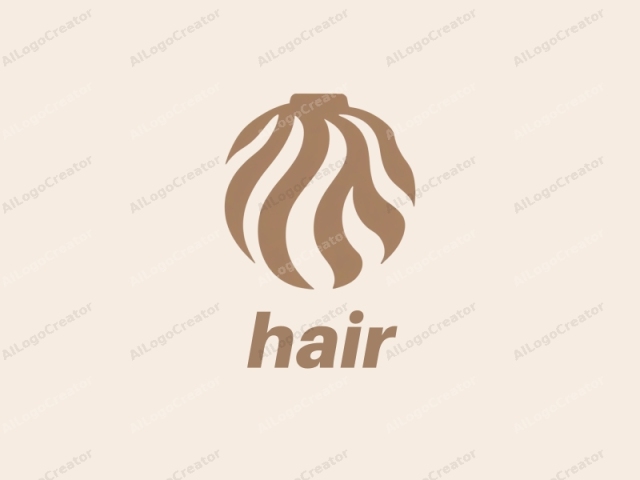 The image is a minimalist, abstract logo, characterized by its clean, geometric lines and a harmonious blend of colors. The logo features a large, circular shape at its center, which appears to represent a stylized floral or leaf pattern. The