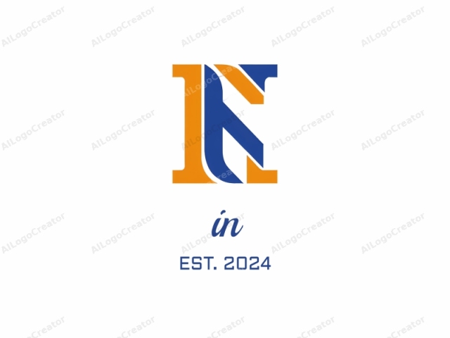 The logo is a stylized letter "N" set against a plain white background. The letter "N" is prominently displayed in the center of the image. The design of the "N" is unique and dynamic. The letter is composed of