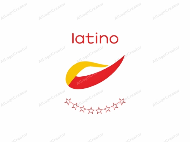 The logo is a simple, abstract design consisting of two main colors, red and yellow, and a minimalistic, clean aesthetic. The logo features a curved, swooping shape that forms a stylized letter "C" with the vertical portion in