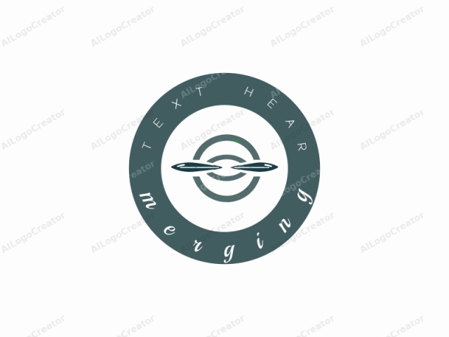 emphasizing the use of stable diffusion in a creative context. The logo image features a stylized design with clean, geometric lines and a minimalistic approach. It consists of a central circular motif encircled by a larger, overlapping circular band, both