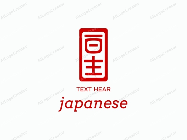 This is a simplified, abstract logo design. It consists of a rectangular shape with sharp, straight edges, rendered in bold, red strokes on a white background. The red rectangle occupies the central part of the image and features a minimalist, yet distinctive