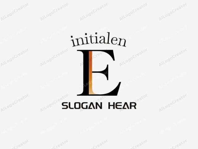 The logo features a single uppercase letter "E" in a modern, serif font. The letter is bold and stands out prominently against a clean, white background. The "E" is centered in the image and has a gradient effect, with the