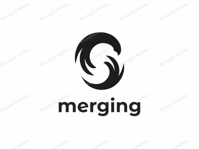 a stylized eagle in a minimalistic design. The logo features a bold, abstract depiction of an eagle in profile, with the head turned towards the left and the wings spread out in a dynamic, swooping motion. The eagle is rendered in
