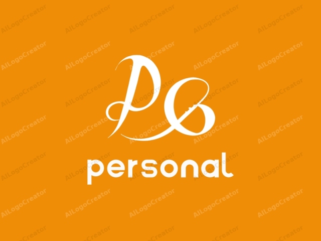 The logo is a simple, elegant, and modern graphic consisting of two intertwined, stylized letters "P" and "B," which are prominently featured. The letters are rendered in a clean, sans-serif typeface, with smooth curves and sharp