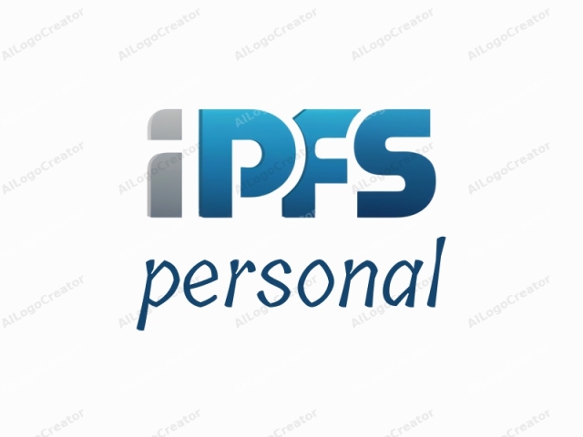 The logo features a stylized wordmark consisting of the letters "IPFS," which stand for "InterPlanetary File System." The design is modern and clean, utilizing a sans-serif typeface. The letters "I" and "S"