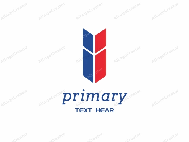 This image is a simplified and abstract logo, featuring a stylized, geometric design. The logo consists of three main elements: a triangular shape on the left, a rectangular shape on the right, and a vertical line dividing them. The triangular shape