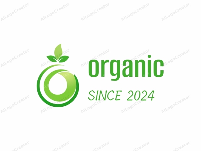 This logo image features a stylized, abstract representation of a tree. The design is primarily composed of various shades of green, ranging from bright green to dark green, creating a gradient effect that gives it a natural and organic look. The central element