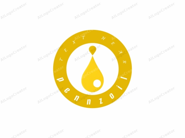 Este es un logo simple y abstracto compuesto por dos formas de lágrima de color amarillo brillante, una más grande que la otra, centradas sobre un fondo blanco. La lágrima más grande está en la parte superior, y la lágrima más pequeña se encuentra debajo.