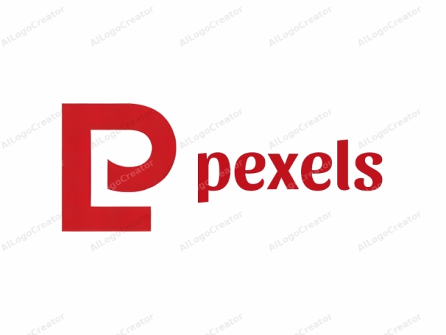 ภาพนี้เป็นการแสดงผลดิจิทัลของตัวอักษร "P" แบบตัวพิมพ์ใหญ่ที่ออกแบบอย่างมีสไตล์ วางอยู่บนพื้นหลังสีขาวเรียบ ตัวอักษรถูกออกแบบด้วยเส้นสายที่เรียบง่ายและทันสมัย พร้อมสีแดงสดใส ทำให้ดูโดดเด่นและสะดุดตา ตัวอักษร "