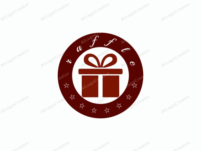 This logo image features a simplistic, minimalist design in the shape of a gift box with a bow, depicted in a solid red color on a plain white background. The box is square and centered, with clean lines and no additional details. The gift