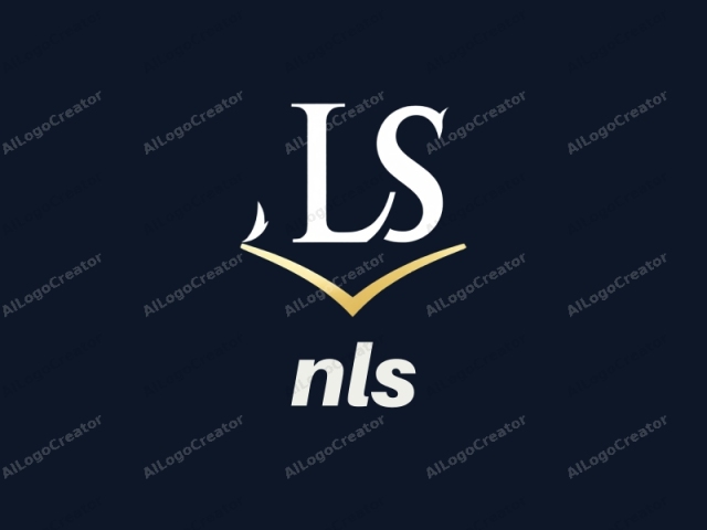 โลโก้นี้มีตัวอักษร "L" และ "S" ที่แสดงเด่นชัดด้วยตัวอักษรสีขาวตัวพิมพ์ใหญ่บนพื้นหลังสีน้ำเงินเข้ม "L" อยู่ตรงกลางเหนือ "S" ทั้งสองตัวอักษรใช้แบบอักษร sans-serif