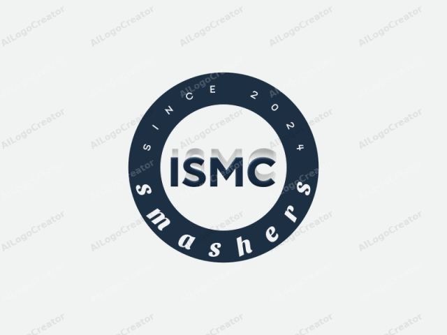 This is a digital image featuring a stylized logo design for a company named "ISM." The design utilizes a clean, minimalist approach with a gradient color scheme. The letters "ISM" are prominently centered in the image. The first letter "I