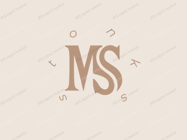 Dieses Logo besteht aus den Großbuchstaben "M" und "S", die in einer stilisierten, monolinearen Schriftart verschlungen sind. Die Buchstaben sind in einer glatten, serifenlosen Schriftart dargestellt, mit einem einheitlichen Strichgewicht und einer leichten Verjüngung am Ende.