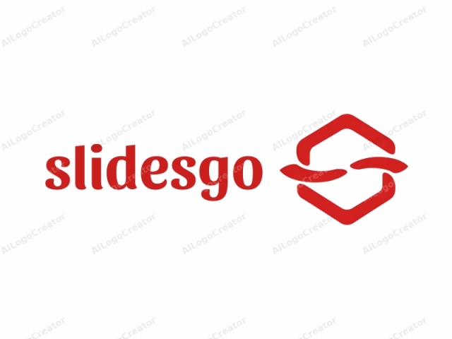 The image is a simplified logo consisting of a bold, abstract design. It features a large, red, hexagonal shape with a smooth, clean line that gives it a modern and minimalist aesthetic. At the center of the hexagon, there is