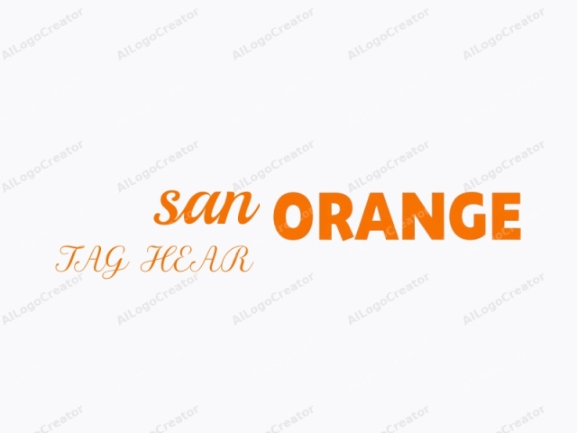 นี่คือโลโก้ดิจิทัลแบบมินิมอลที่มีคำว่า "ORANGE" ในแบบอักษร sans-serif ที่หนาและเป็นตัวพิมพ์ใหญ่ ตัวอักษรทั้งหมดมีขนาดเท่ากัน ทำให้คำนั้นโดดเด่นอย่างชัดเจนบนพื้นหลังสีขาวเรียบ ข้อความถูกแสดงใน