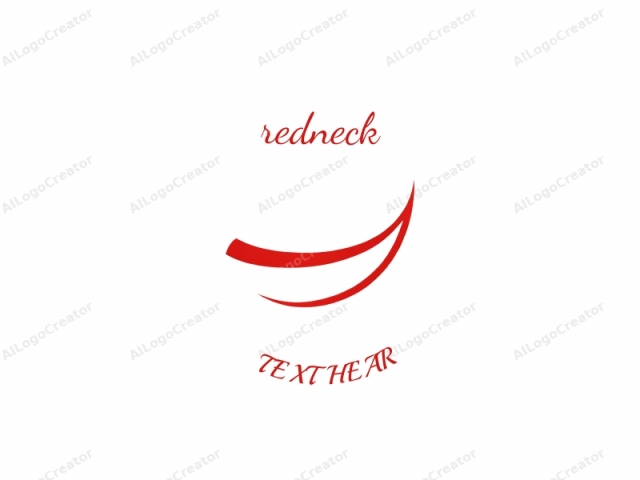 This logo is a minimalist design that features a single, curved red line. The curve is smooth and fluid, suggesting movement and a sense of dynamism. It resembles a smile or a friendly wave, with an open, inviting quality. The color