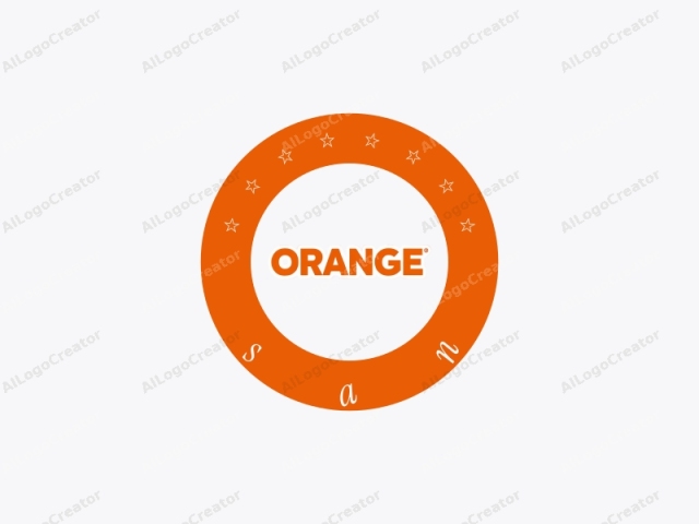 ภาพนี้เป็นโลโก้ดิจิทัลแบบมินิมอลสำหรับแบรนด์ "Orange" บนพื้นหลังสีขาว ข้อความอยู่ตรงกลางและครอบคลุมพื้นที่ส่วนใหญ่ของเฟรม คำว่า "Orange" ถูกแสดงอย่างเด่นชัดด้วยตัวอักษรตัวหนา ตัวพิมพ์ใหญ่ และสีสันสดใส