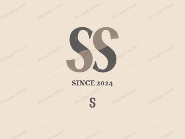 This image is a digital representation of a logo featuring the letters "SS" in a minimalist, geometric style. The logo is composed of two capital 'S' letters, positioned one on top of the other. Each 'S' is designed with